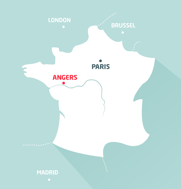 Carte De La France Angers | My blog