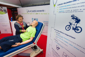 Stand du CHU d'Angers à Angers Connected Bike